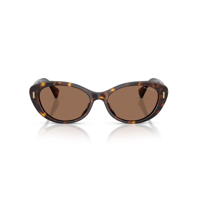 Óculos de Sol Ralph 0RA5350U 50037353 Acetato Marrom Mesclado Polido com lentes na cor Marrom 2