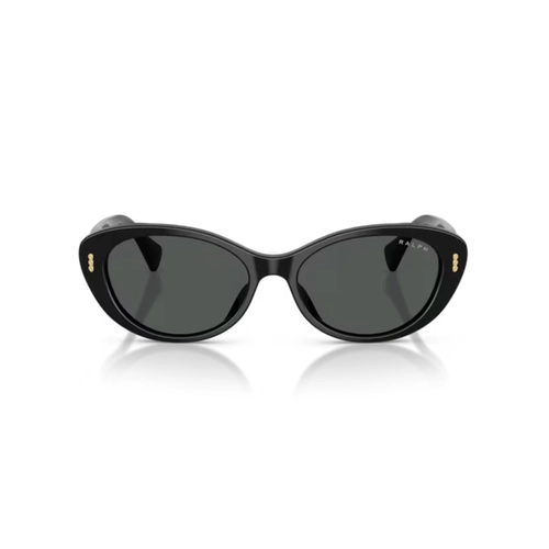 Óculos de Sol Ralph 0RA5350U 50018753 Acetato Preto Polido com lentes na cor Cinza