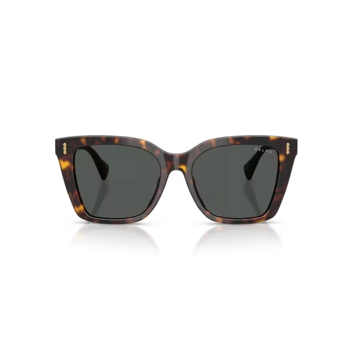 Óculos de Sol Ralph 0RA5349U 50038753 Acetato Marrom Mesclado Polido com lentes na cor Cinza