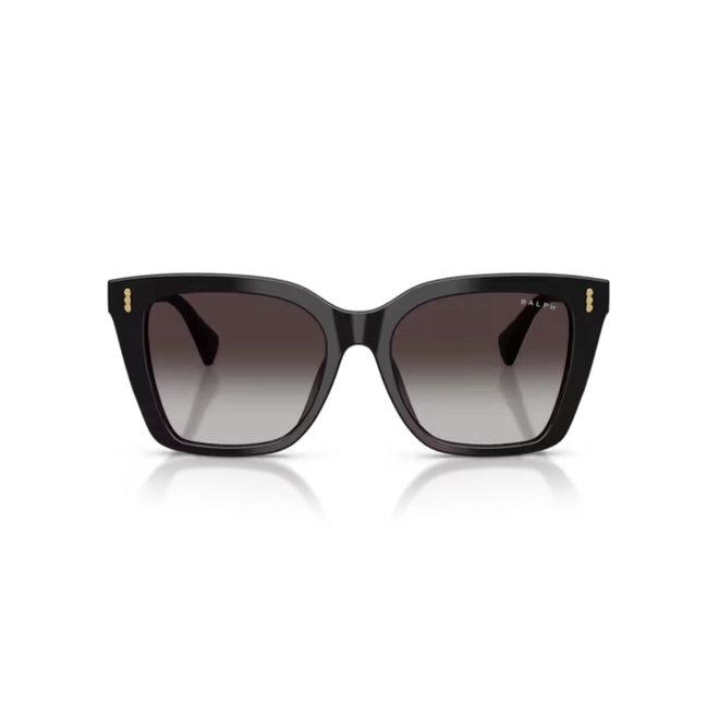 Óculos de Sol Ralph 0RA5349U 50018G53 Acetato Preto Polido com lentes na cor Cinza Degradê 2