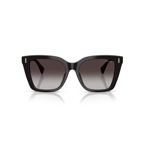 Óculos de Sol Ralph 0RA5349U 50018G53 Acetato Preto Polido com lentes na cor Cinza Degradê