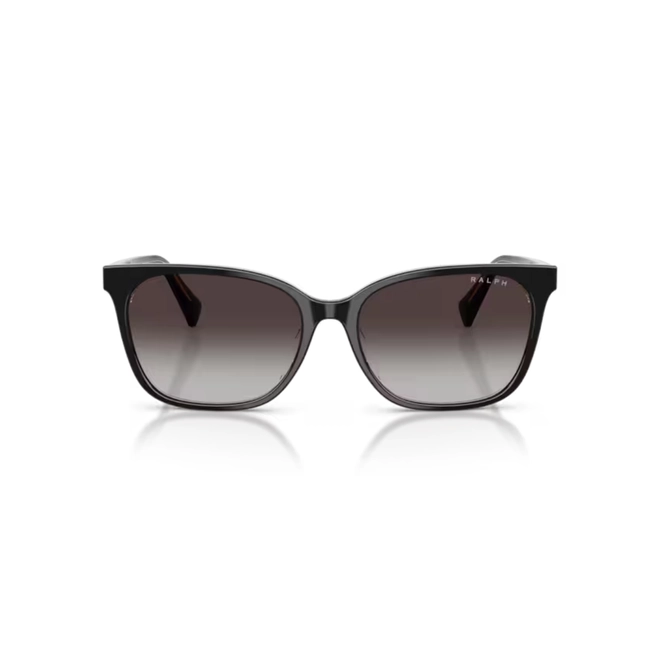 Óculos de Sol Ralph 0RA5348U 62978G56 Acetato Preto Transparente Polido com lentes na cor Cinza Degradê 2