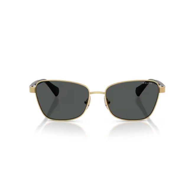 Óculos de Sol Ralph 0RA4149 90048756 Metal Dourado Polido com lentes na cor Cinza Degradê 2