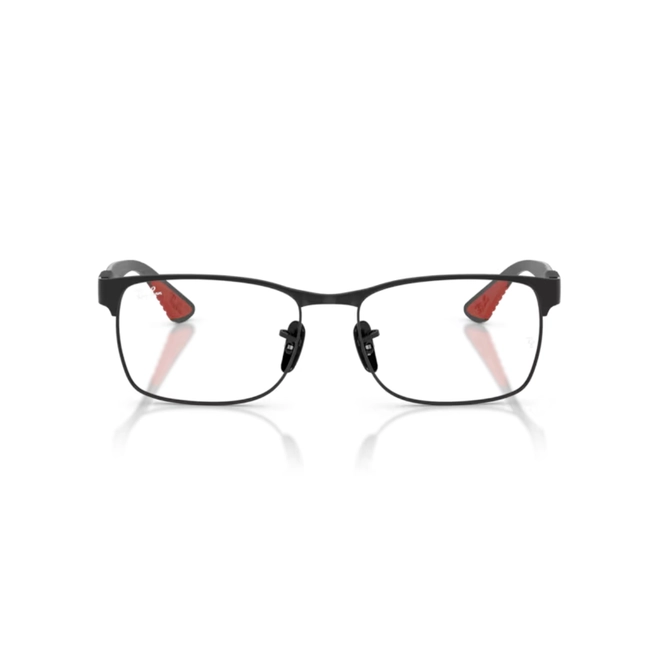 Óculos de Grau Ray-Ban Scuderia Ferrari 0RX8425M F002 55 Metal Preto Fosco 2