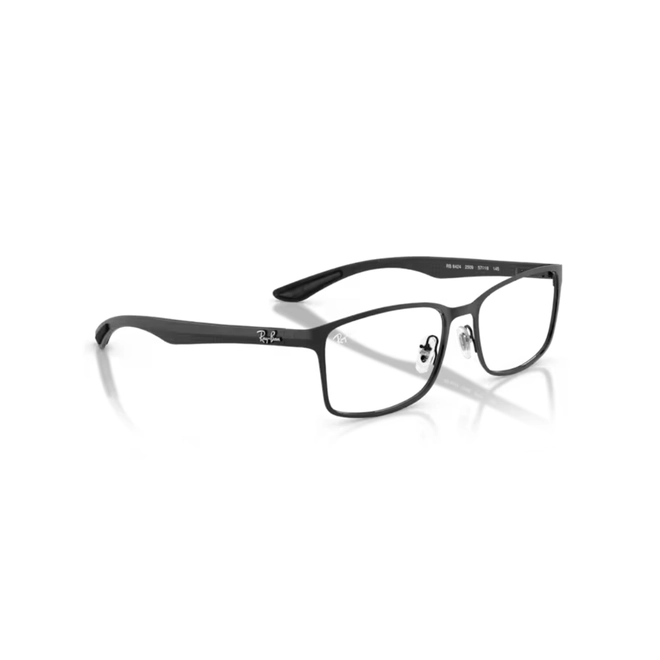 Óculos de Grau Ray-Ban 0RX8424 2509 57 Metal Preto Polido 3