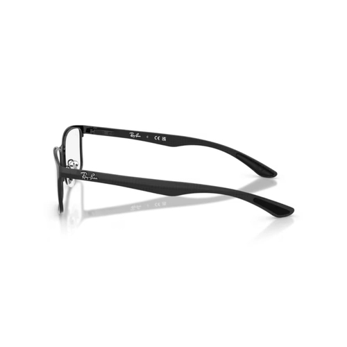 Óculos de Grau Ray-Ban 0RX8424 2509 57 Metal Preto Polido