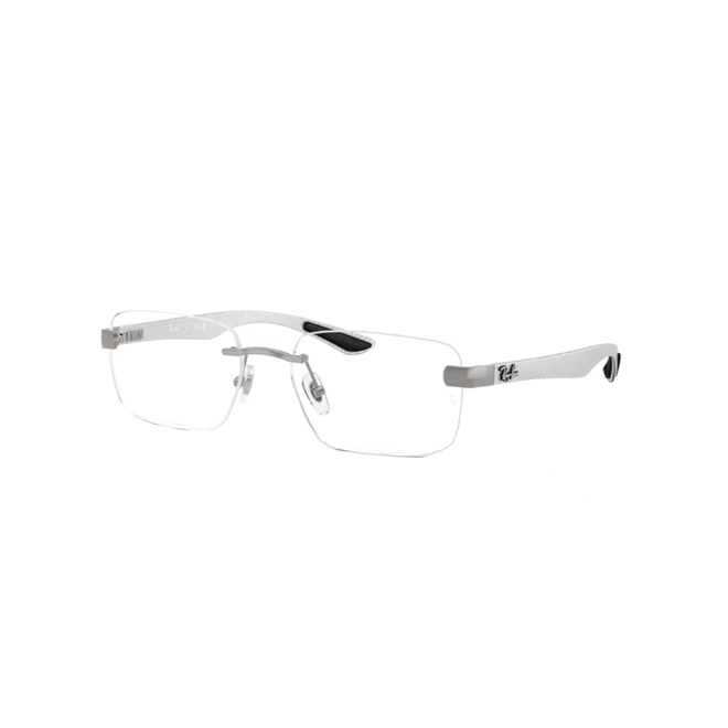 Óculos de Grau Ray-Ban 0RX8423 2502 56 Metal Chumbo 1