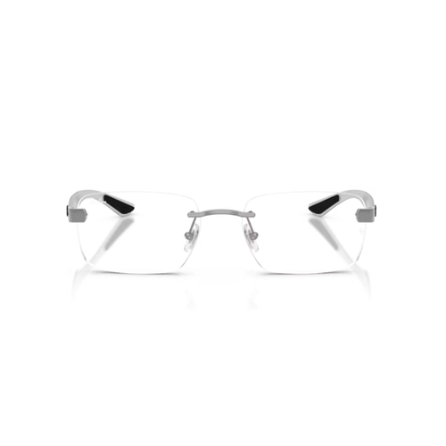 Óculos de Grau Ray-Ban 0RX8423 2502 56 Metal Chumbo