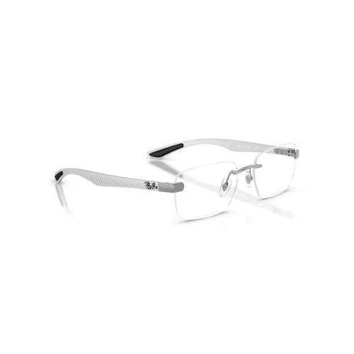 Óculos de Grau Ray-Ban 0RX8423 2502 56 Metal Chumbo
