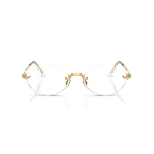 Óculos de Grau Ray-Ban 0RX3929V 2500 52 Metal Dourado Polido