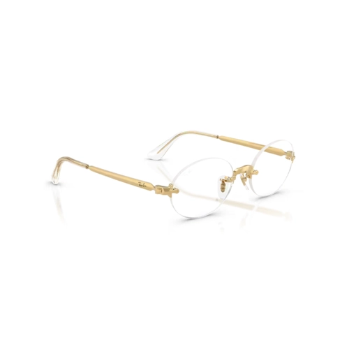 Óculos de Grau Ray-Ban 0RX3929V 2500 52 Metal Dourado Polido