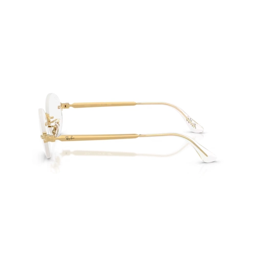 Óculos de Grau Ray-Ban 0RX3929V 2500 52 Metal Dourado Polido