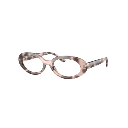 Óculos de Grau Ray-Ban 0RX2223V 8481 54 Propionato Marrom Mesclado e Rosa