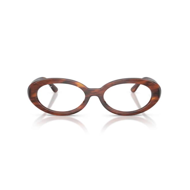 Óculos de Grau Ray-Ban 0RX2223V 2144 54 Propionato Marrom Mesclado Polido 2