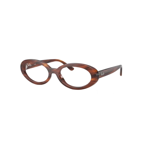 Óculos de Grau Ray-Ban 0RX2223V 2144 54 Propionato Marrom Mesclado Polido