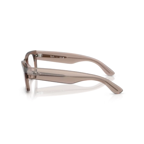 Óculos de Grau Ray-Ban Mega Wayfarer II 0RX0832V 8457 52 Bege Transparente Polido