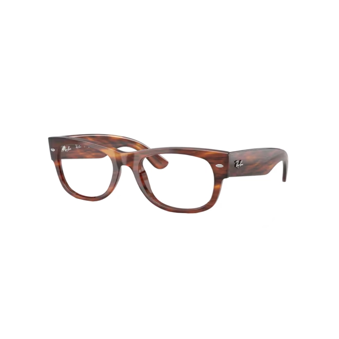 Óculos de Grau Ray-Ban Mega Wayfarer II 0RX0832V 2144 52 Propionato Marrom Mesclado Polido 1