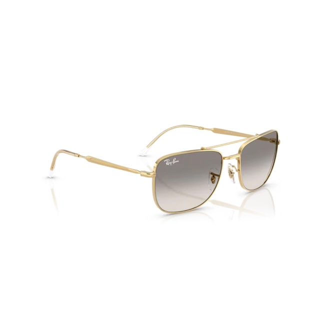 Óculos de Sol Ray-Ban 0RB3755 001/3259 Metal Dourado com lentes na cor Cinza Degradê 3