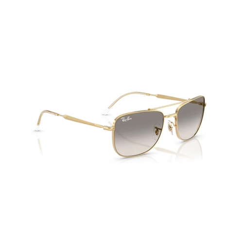 Óculos de Sol Ray-Ban 0RB3755 001/3259 Metal Dourado com lentes na cor Cinza Degradê
