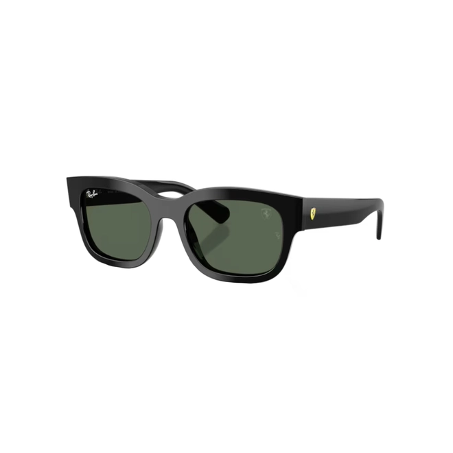 Óculos de Sol Ray-Ban Scuderia Ferrari 0RB2228M F6017153 Acetato Preto com lentes na cor Verde 1