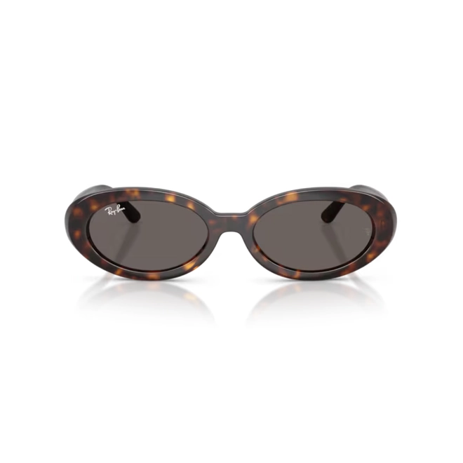 Óculos de Sol Ray-Ban 0RB2223 902/B154 Propionato Marrom Mesclado Polido com lentes na cor Cinza Escuro 2