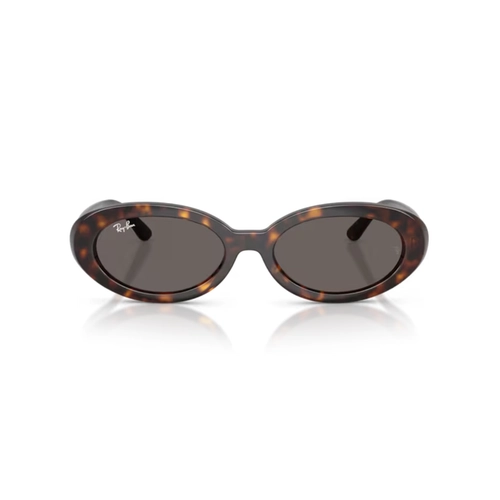 Óculos de Sol Ray-Ban 0RB2223 902/B154 Propionato Marrom Mesclado Polido com lentes na cor Cinza Escuro