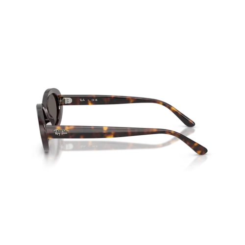Óculos de Sol Ray-Ban 0RB2223 902/B154 Propionato Marrom Mesclado Polido com lentes na cor Cinza Escuro