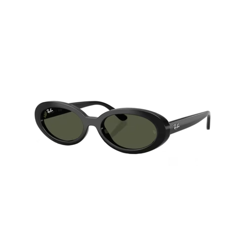 Óculos de Sol Ray-Ban 0RB2223 901/3154 Propionato Preto Polido com lentes na cor Verde