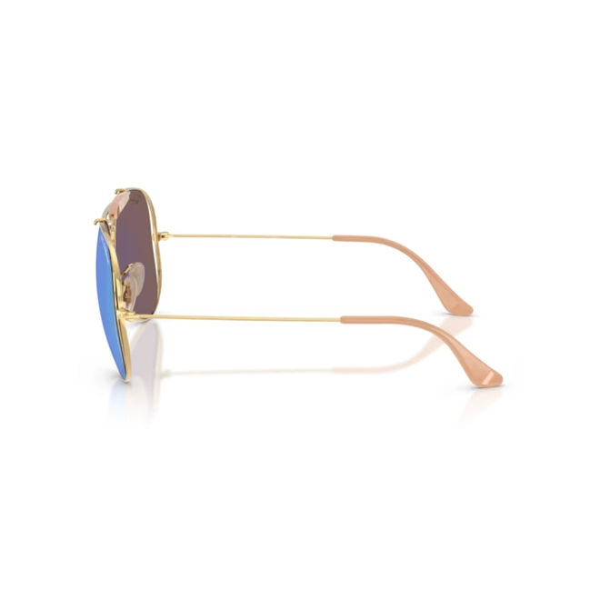 Óculos de Sol Ray-Ban X Dolce & Gabbana 0RB3029M 001/8N58 Metal Dourado Polido com lentes na cor Verde Espelhado 4