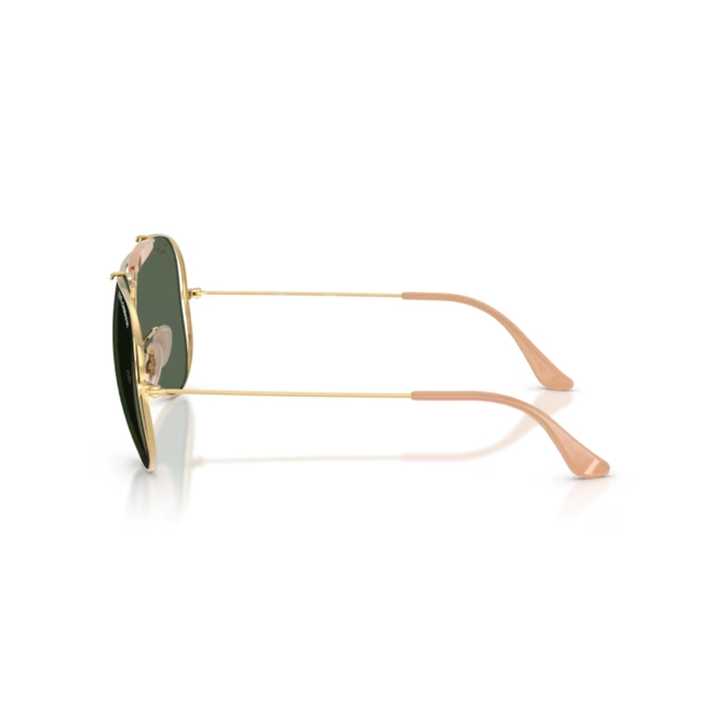 Óculos de Sol Ray-Ban X Dolce & Gabbana 0RB3029M 001/7158 Metal Dourado Polido com lentes na cor Verde Escuro 4