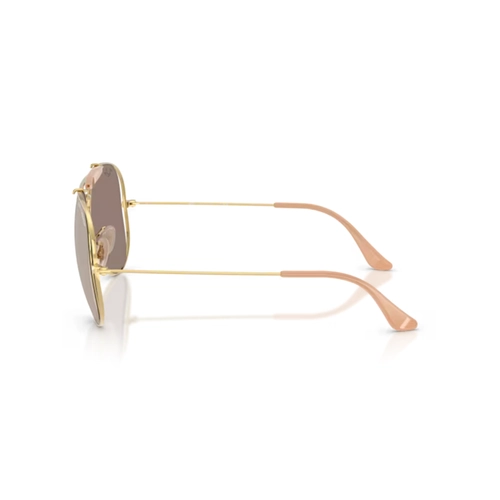 Óculos de Sol Ray-Ban X Dolce & Gabbana 0RB3029M 001/0V58 Metal Dourado Polido com lentes na cor Branco Espelhado