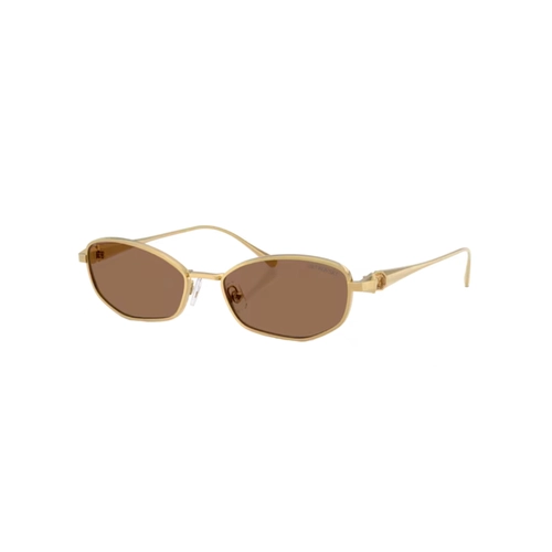 Óculos de Sol Swarovski 0SK7042 40377355 Metal Dourado com lentes na cor Marrom