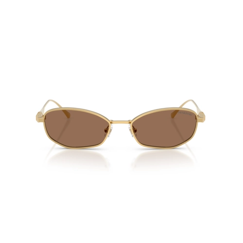 Óculos de Sol Swarovski 0SK7042 40377355 Metal Dourado com lentes na cor Marrom