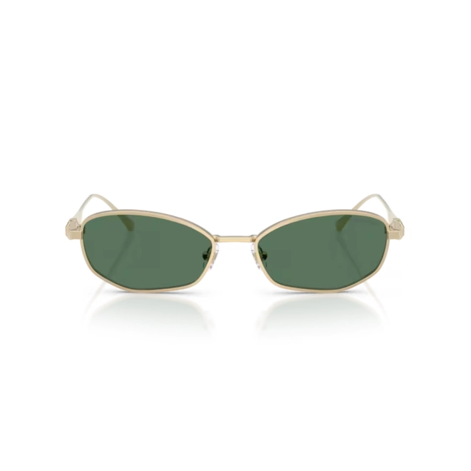 Óculos de Sol Swarovski 0SK7042 4013M155 Metal Dourado com lentes na cor Verde Fotocromático 3