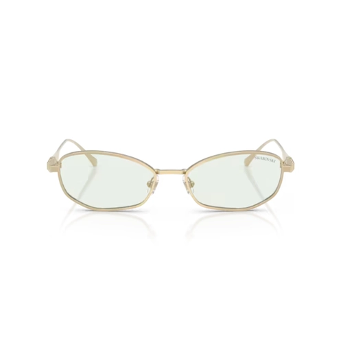 Óculos de Sol Swarovski 0SK7042 4013M155 Metal Dourado com lentes na cor Verde Fotocromático