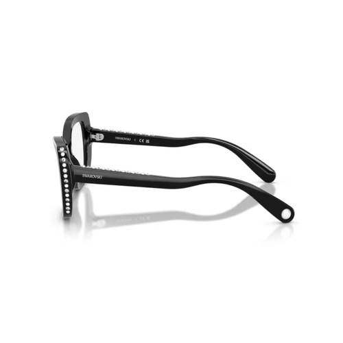 Óculos de Grau Swarovski 0SK2066U 1093 53 Acetato Preto