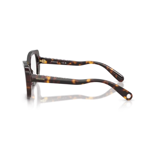 Óculos de Grau Swarovski 0SK2066U 1002 53 Acetato Marrom Mesclado