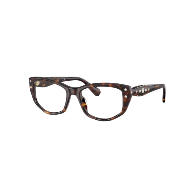 Óculos de Grau Swarovski 0SK2062U 1002 54 Acetato Marrom Mesclado 1