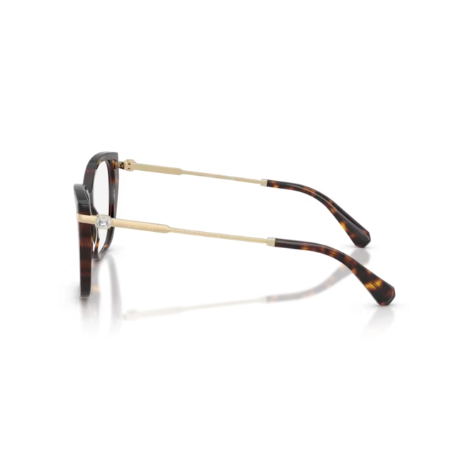 Óculos de Grau Swarovski 0SK2060 1002 55 Acetato Marrom Mesclado 3