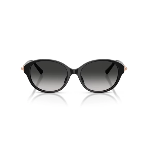Óculos de Sol Tiffany 0TF4263D 80013C54 Acetato Preto com lentes na cor Cinza Degradê