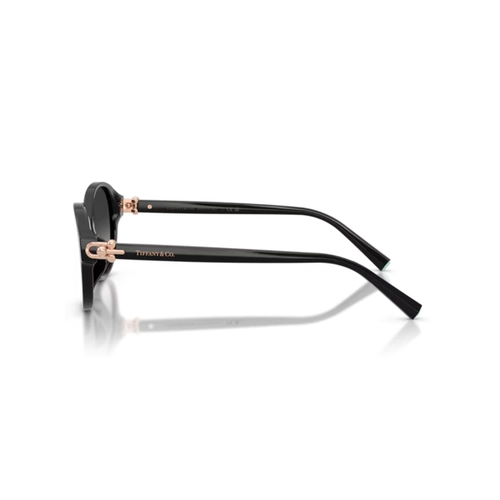 Óculos de Sol Tiffany 0TF4263D 80013C54 Acetato Preto com lentes na cor Cinza Degradê