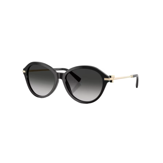 Óculos de Sol Tiffany 0TF4259 80013C56 Acetato Preto com lentes na cor Cinza Degradê 1