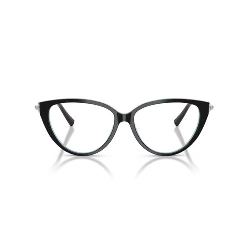 Óculos de Grau Tiffany 0TF2292 8055 55 Acetato Preto e Azul