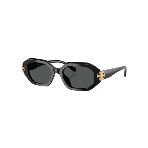 Óculos de Sol Tory Burch 0TY7234U 17098751 Acetato Preto com lentes na cor Cinza