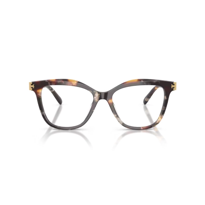 Óculos de Grau Tory Burch 0TY2169U 2072 54 Acetato Marrom Mesclado 2