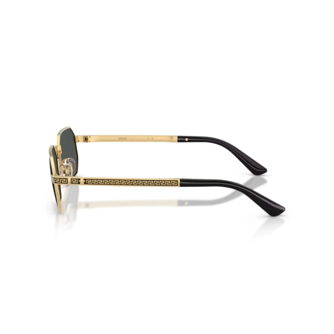Óculos de Sol Versace 0VE2297 10028754 Metal Dourado com lentes na cor Cinza 3