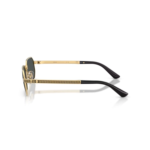 Óculos de Sol Versace 0VE2297 10028754 Metal Dourado com lentes na cor Cinza