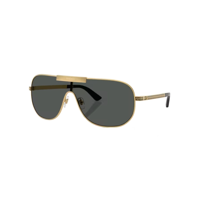 Óculos de Sol Versace 0VE2293 10028740 Metal Dourado com lentes na cor Cinza 1