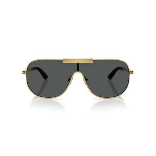Óculos de Sol Versace 0VE2293 10028740 Metal Dourado com lentes na cor Cinza