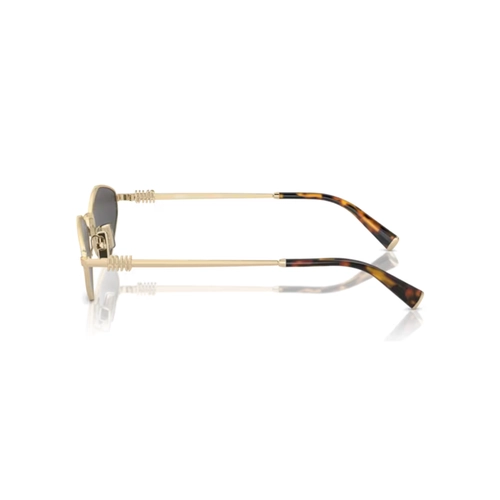 Óculos de Sol Miu Miu 0MU 56ZS ZVN5S056 Metal Dourado com lentes na cor Cinza Escuro